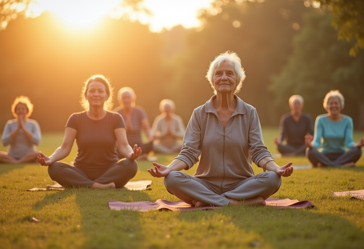 Групове заняття йогою